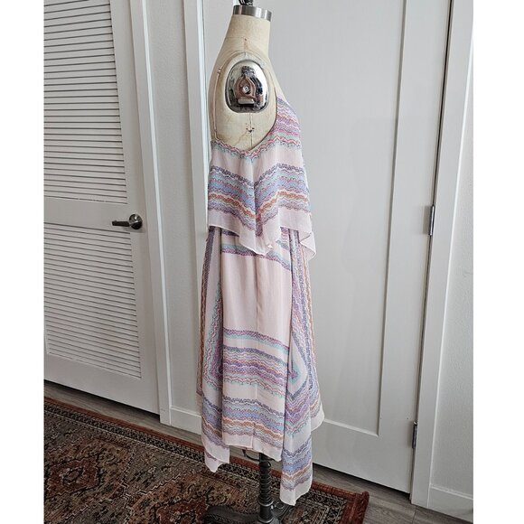 BCBGMAXAZRIA Soft Pink Dress in size L - 100% SILK - Picture 3 of 8